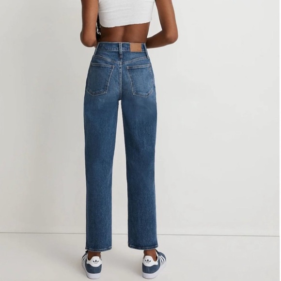Madewell The Perfect Vintage Straight Jean medium Wash‎ size 24 - Picture 3 of 6